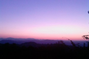 Il Tramonto sulle Colline Bolognesi l'Ultimo Sabato dell'Estate 2008